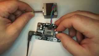 Easy Stepper Rev1  Stepper motor driver driver  First video [upl. by Oiramej]