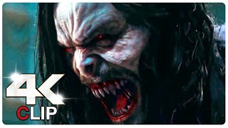 Morbius Becomes The Living Vampire Scene  MORBIUS NEW 2022 Movie CLIP 4K [upl. by Yerroc]