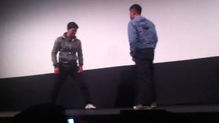 Fight on Stage During Raid 2 SxSW Premiere [upl. by Ariec133]