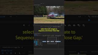 How to Close ALL Gaps or Ripple Delete in Premiere Pro [upl. by Melisse]