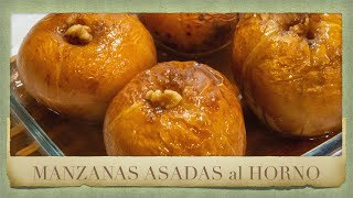 Receta de MANZANAS ASADAS AL HORNO paso a paso 🍎🍏 Manzanas de Reineta Valle del Corneja Ávila 🍎🍏 [upl. by Gennifer101]