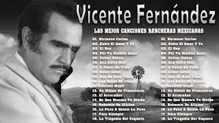 Vicente Fernandez Sus 20 Exitos Rancheras Viejitas Mix Para Pistear [upl. by Ecneps]