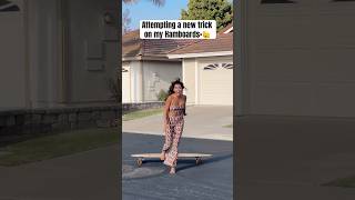 So exciting learning something new surfskate skatergirl progress skate longboard hamboards [upl. by Ronnie39]