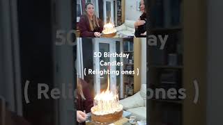 50 Relighting Birthday Candles [upl. by Ayamat]