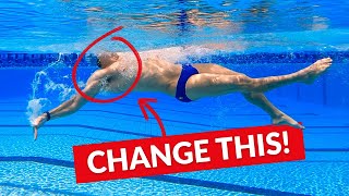 How To Swim Backstroke Without Sinking Legs [upl. by Brandt]