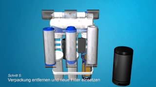 Filterwechsel bei Ultimate PLUS Superflow  Umkehrosmose Wasserfilter [upl. by Ahsoet627]