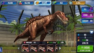 Day 20 Preparing to get a level 40 Irritator–jurassic world the game [upl. by Zackariah575]