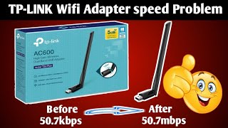 TPLINK Wifi 🛜 Adapter speed Problem Solved  👍 WiFi speed salutations 💯 computer bestpcbuild [upl. by Bradlee]