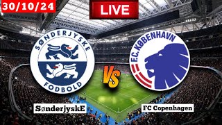 SønderjyskE vs FC Copenhagen  DBU Pokalen  Fifa Live Score Match 2024 [upl. by Frankel]