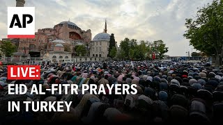 LIVE Eid alFitr prayers are held in Turkey [upl. by Adon]