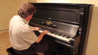 Vintage 1900 Steinway Upright Piano with Original Ivory Keys [upl. by Stringer]