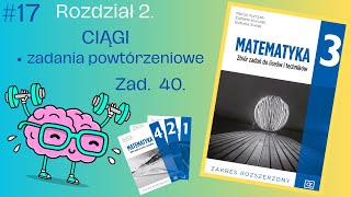 📒 17 ZZ Pazdro kl 3 rozsz Zad 40 Wykaż że jeśli [upl. by Simson]