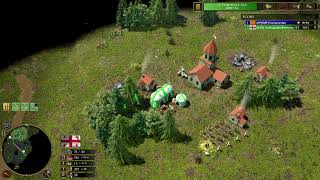 Georgian Tadzreuli amp Khevsur comp vs Cherokee  Age of Empires 3 Definitive Edition Age of The World [upl. by Cirdet]