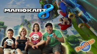 MARIO KART 8 Mania Lets play with the EvanTubeHD Family [upl. by Boehike]