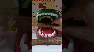 Crocodile Dentist 🐊 Eating Dioscorea Polystachya or Chinese Yam asmr trending youtubeshorts [upl. by Conner337]