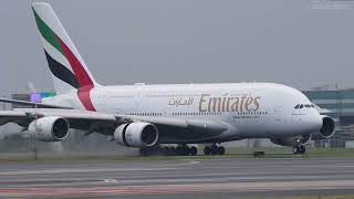 Emirates EK241 From Dubai And AirCanada B787 From barcelona2024 Landing ytvideos [upl. by Conard268]