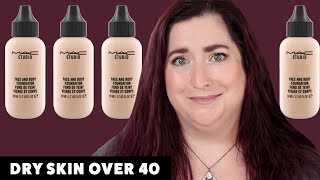 MAC FACE amp BODY FOUNDATION  Dry Skin Review amp Wear Test [upl. by Kaasi983]