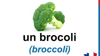 French Lesson 25  VEGETABLES Food Vocabulary  LES LÉGUMES Vocabulaire  Verduras en francés [upl. by Ecirtaed]