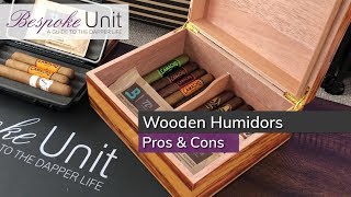 Pros amp Cons Of Using A Wooden Humidor Why Store Cigars In A Wooden Humidor [upl. by Dnanidref658]