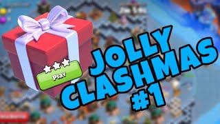 EASY 3 STARS in Clash of Clan JOLLY CLASHMAS CHALLENGE  1 Clash of Clans [upl. by Nevaj]