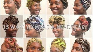 How To 15 Ways To Wear a Headscarf [upl. by Cyndi]