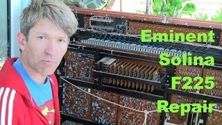 MF25 Eminent Solina F225 vintage Organ Repair and Service [upl. by Gemma627]