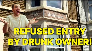 This budget BLACKPOOL HOTEL REFUSED TO LET ME STAY The owner was DRUNK The Driftwood Hotel [upl. by Ennaul]