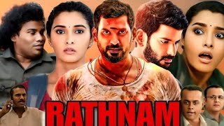 Rathnam Full Movie Hindi  Vishal  Priya  Bhavni Shankar  Story And Facts [upl. by Afra]