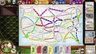 Lets Play Ticket To Ride  US Map [upl. by Llenol109]