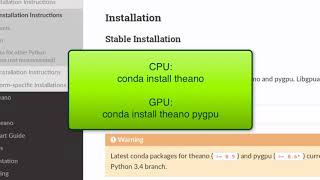 How to install Tensorflow PyTorch Keras Theano CNTK and more on Windows [upl. by Naginarb26]
