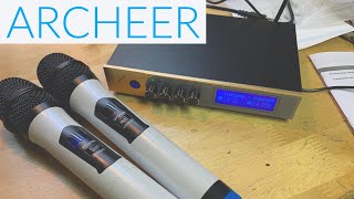 GREAT UHF Bluetooth Microphone For Parties Bands Conferences amp MORE By Archeer [upl. by Valdis598]