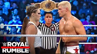 Ronda Rousey vs Cody Rhodes  FULL MATCH  WWE Nov 30 2024 [upl. by Fruma146]