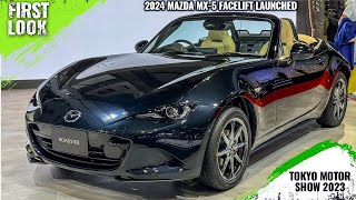 2024 Mazda MX5 Facelift Launched  Japan Mobility Show 2023  Full Interior Exterior [upl. by Notwen]