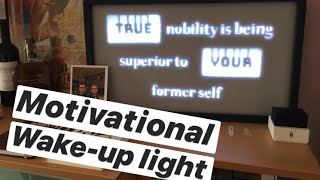 DIY Motivational Wakeup Light [upl. by Htirehc]