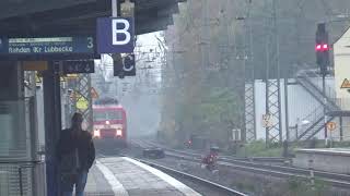 Ersatz ICE nach Berlin mit 200 KMH durch den Gütersloher HBF [upl. by Ynelram]