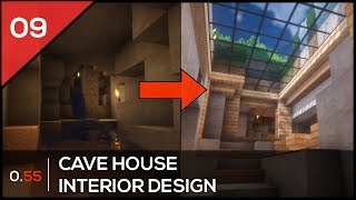 MINECRAFT HOUSE DESIGN Cave House Architecture showcase [upl. by Carlyle]