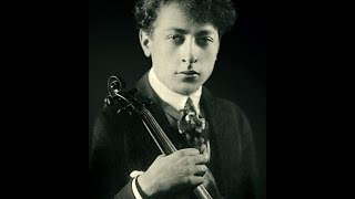 Jascha Heifetz  ScherzoTarantelle Wieniawski  1917 [upl. by Dlaregztif]