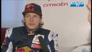 Interview Räikkönen WRC 2010 [upl. by Keller709]