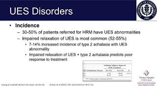 Upper Esophageal Sphincter Disorders Classic Manometry Findings [upl. by Anaul]