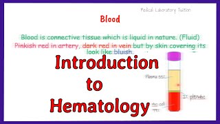 introduction to hematology  what is hematology [upl. by Nerek203]