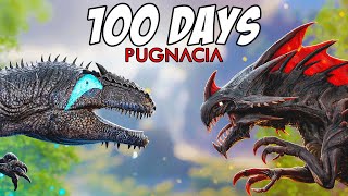 I Spent 100 Days in Arks Craziest Mod Pugnacia [upl. by Robinetta]