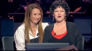 Qui veut gagner des millions  Maurane et Hélène Ségara 19052008 [upl. by Brandea113]