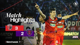 Match Highlights  NorthEast United FC 32 Odisha FC  MW 7  ISL 202425 [upl. by Sell327]