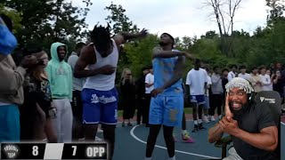 HE GOT WALLOPED ON THE COURT Kshowtime amp Cam Park TAKEOVER [upl. by Halbeib]