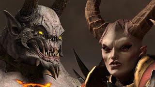 Valkia Diplomacy Voice Lines to the Daemon Prince [upl. by Torrence324]