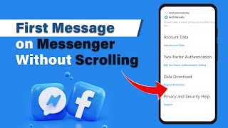 How To See First Message on Messenger Without Scrolling 2024 [upl. by Atsirtal355]