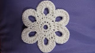 DIY  Fiore uncinetto  Crochet flower [upl. by Onihc]