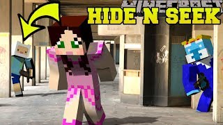 Minecraft ADVENTURE TIME HIDE AND SEEK  Morph Hide And Seek  Modded MiniGame [upl. by Getraer]