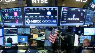 NYC AES Rings the NYSE Opening Bell [upl. by Annabel167]