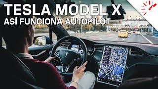 Así funciona el Autopilot del Tesla Model X [upl. by Chloette]